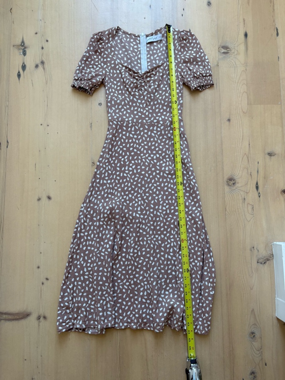 Petal & Pup Mauve Dot Midi Dress - Picture 13 of 13